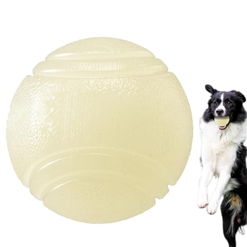 Geteawily Hundespielzeugball, Hüpfball für Hunde, Kauball für Hunde, Kauspielzeug für Hunde, Kauball für Hunde, schwimmender Hundeball, Wasserspielzeug für Hunde, Apportierball für den Innen- und von Geteawily