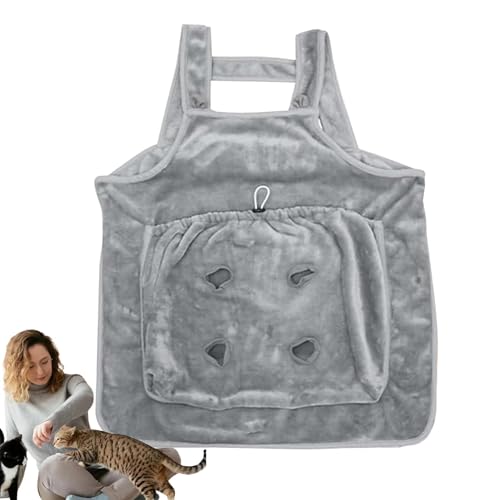 Geteawily Katzentrageschürze, Katzentrage-Schürzentasche,Schürze Cat Wrap Carrier - Tragbare Katzentrage, Katzenwickel für kleine Hunde, Katzen für Reisen im Innen- und Außenbereich von Geteawily