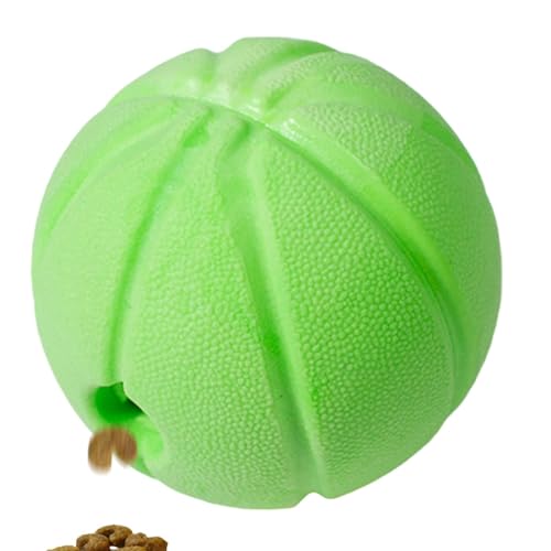 Geteawily Leckerliball für Hunde, Hundeball-Leckerli-Spender,Quietschendes Hundespielzeug - Leckerli-Spender-Puzzlespielzeug, Quietschspielzeug für Hunde, Leckerli-Spenderspielzeug, interaktives von Geteawily