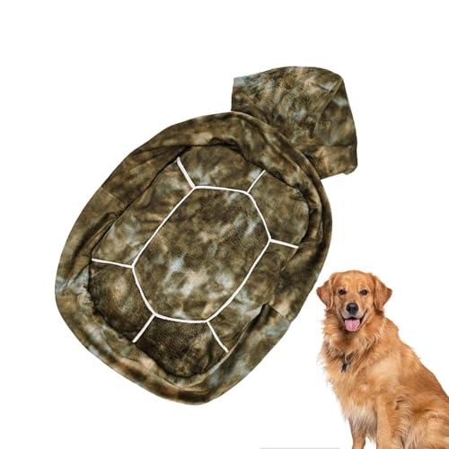 Geteawily Schildkrötenpanzer-Hundekostüm, Schildkrötenkostüm für Hund,Welpenkostüm Schildkröte - Weiches, bequemes Welpenkostüm, Schildkrötenpanzer-Hundekostüm für Partys und Halloween für Cosplay von Geteawily