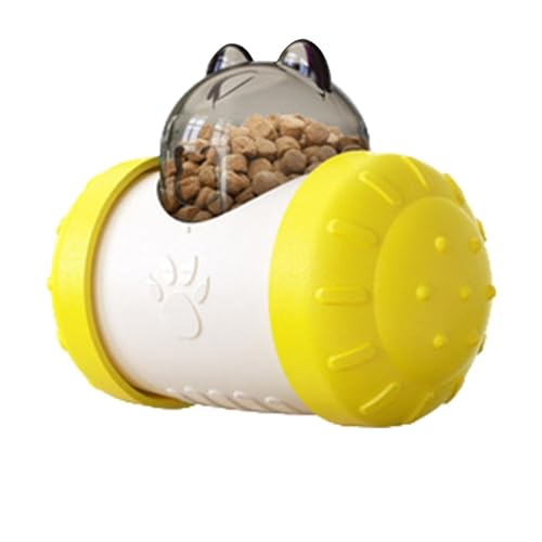 Geteawily Tumbler Haustierspielzeug | Futterspender Ball Haustier Katzenspielzeug | Interaktiver Hundefutter Puzzle Feeder Ball, Hund Leckiges Futter Spielzeug für Welpen, Katze Training, Spielen von Geteawily