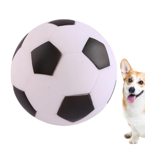 Geteawily Wackelfußball für Hunde, Beißball, Quietschball, Spielzeug für drinnen und draußen, Welpenspielzeug für Haustierheim, Ausflug, Camping, Tiergeschäft von Geteawily