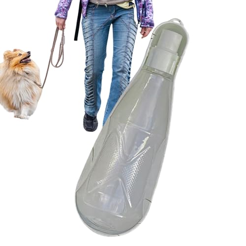 Geteawily Wasserflasche für Haustiere, Reiseflasche für Hunde, Reisespender für Hunde, 450 ml für Spaziergänge – faltbar, auslaufsicher, für Welpen, von Geteawily