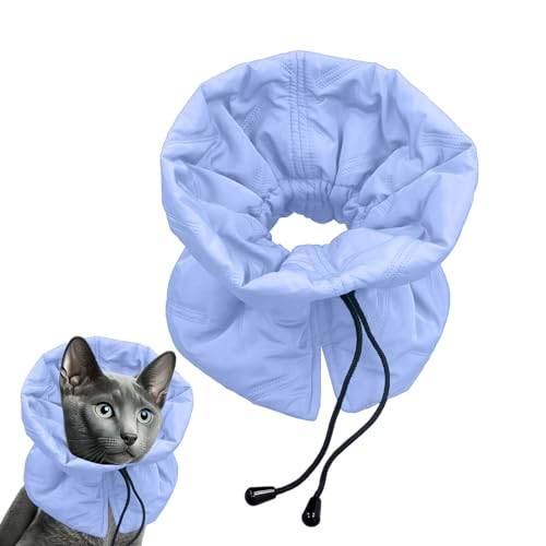 Geteawily Weicher Kegel für Katzen, Zapfen für Katzen, bequemes konisches Halsband mit verstellbarem Leckschutz | wasserdichte Katzenkegel, Anti-Morsur, Haustierbedarf, für Häuser, von Geteawily