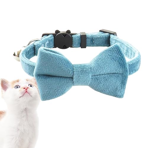 Hundehalsband mit Fliege – nicht reizendes Haustierhalsband für Hunde und Katzen – Hundebekleidungszubehör, schöne Halsbänder für Zuhause, Hochzeit, Spazierengehen, Reisen, Fotografie Geteawily von Geteawily