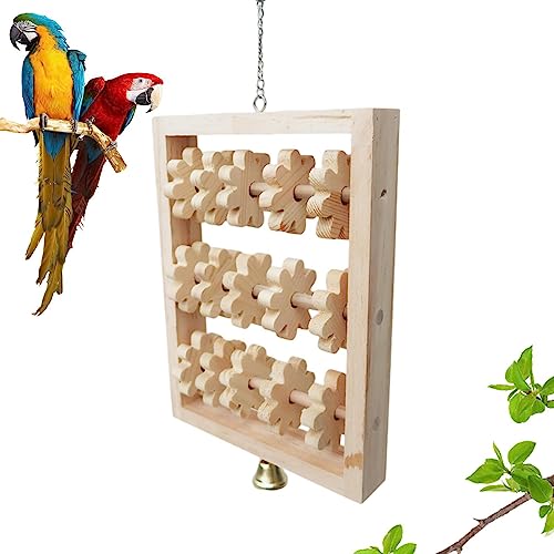 Kakadu Spielzeug, Conure Swing Toys, Vögel Käfig Spielzeug für Zähneknirschen, Kauspielzeug für Nymphensittiche, Liebesvögel, Sittiche, Papageien Geteawily von Geteawily