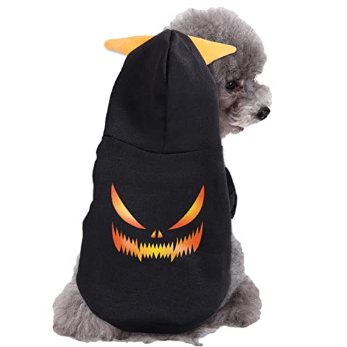 -Hundekostüm, lustiges Haustier-Urlaubs-Outfit – Hundekürbis, lustiges Halloween-Kleidung, Cosplay-Kleidung, niedliches -T-Shirt für kleine Hunde und Katzen Geteawily von Geteawily