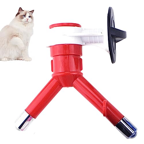 Pet Water Feeder | Tragbarer Anti-Leck-Wasserspender | Automatische Hunde Wasserspender Düse Kein Tropfen Wasserspender Brunnenkopf für Trinkwasser zu Hause Geteawily von Geteawily