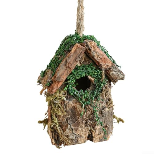 Kreatives Miniatur-Vogelhaus aus Holz, perfektes Dekostück für die Weihnachtszeit (D) von Gettimore