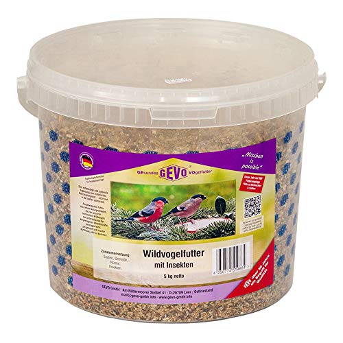 Gevo Wildvogelfutter mit Insekten 5 kg Eimer von Gevo