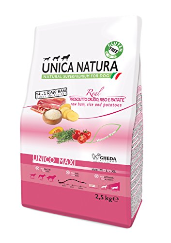 Dolomitenpet Superpremium Unico Maxi Rohschinken, Reis und Kartoffeln 12 kg von Gheda Petfood