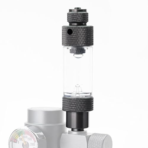 CO2 Regulator Aquarium, Check Valve for Aquarium, Plant Fertilizer CO2 for Plants, Easy Using, Effortless Connection, Wide Application, Boosts Growth for Fish Tank von Ghjkldha