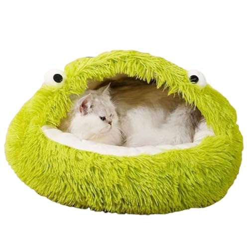 Cat Bed Cave, Small Dog Bed, Kitten Bed House, Soft Warm Cat Bed, Plush Pet House, Plush Cozy Pet House Soft Warm Cat Bed for Winter Indoor Use for Small Dogs and Cats von Ghjkldha