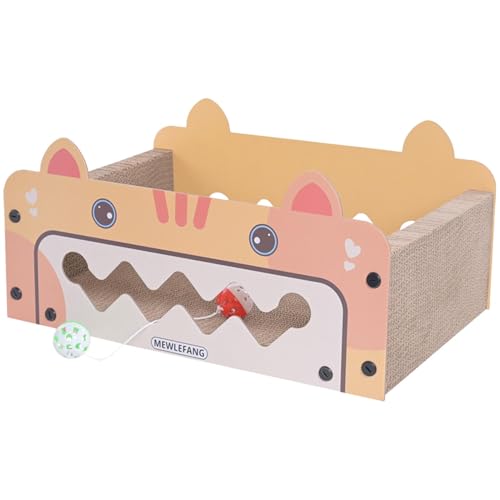 Cat Cardboard House, Cat Scratching Pads, Large Cat Scratcher, Cat Scratcher Bed, Cat Scratchers Lounge, Multi- Cat House Large Cat Scratching House Cardboard Cat Scratcher Lounge von Ghjkldha