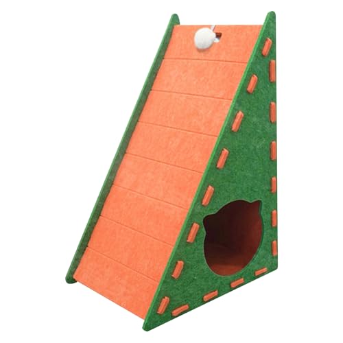 Cat Scratching Pad, Felt Climbing Mat, Triangular Scratch Board, Semi-Enclosed Rest Zone for Indoor Play, Claw Sharpening, Cat Relaxation, 21.65x15.75x11.81 Inches Cat Scratching Pad, Felt Climbing Mat, Triangular Scratch Board, Semi-Enclosed Rest Zone for Indoor Play, Claw Sharpening, Cat Relaxation, 21.65x15.75x11.81 Inches von Ghjkldha