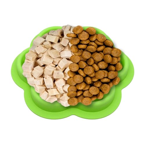 Cat Slow Feeder, Rutschfester Slow Feeder Bowl, Hundenäpfe Lebensmittelqualität Silikon, Schüsseln & Schalen für Kleine Hunde, Mittlere Rasse Hund Feeder Großer Hund Slow Feeder Pet Slow Eating Bowl von Ghjkldha