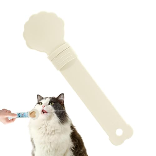 Cat Strip Feeder, Cat Strip Feeder Spoon, Cat Strip Squeeze Spoon | Cat Strip Cat Squeeze Treat Spoon Cat Food Can Spoon Cat Bar Squeezer Feeder Cat Wet Food Spoon Cat Food Spoon for Wet Food von Ghjkldha