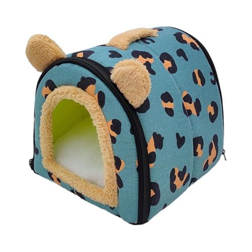 Cozy Hamster Sleeping Cave, Washable Hamster Cave Bed, Hamster Nesting Cave, Hamster Hideouts Bed, 26x26x26cm/10.24x10.24x10.24 Inches for Bunny, Hedgehogs, Sugar Glider von Ghjkldha