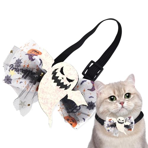 Feiertagskätzchenhalsband,Katzenhalsband Halloween - Katzenhalsband Weich und bequem - Hundegeschirr für Halloween-Partys, Weihnachtsfeiern, Verkleidungen von Ghjkldha