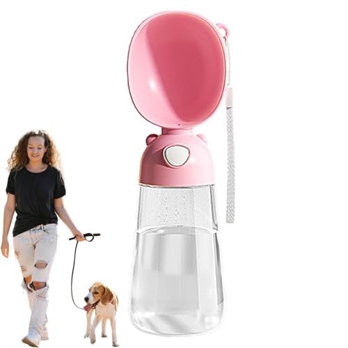 Auslaufsichere Wasserflasche für Hunde, auslaufsichere, abnehmbare Wasserflasche, ergonomischer Wasserspender für kleine, große, mittelgroße Hunde, lebensmittelechte Wasserflasche zum von Ghjkldha