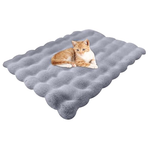 Ghjkldha Cat Mat Bed, Kitten Bed Mat, Dog Sleeping Mat, Anti-Slip Dog Kennel Pad, Washable Cat Warming Mat for Indoor Cats and Small Dogs, Cozy Pet Bed Pad for Rest and Relaxation von Ghjkldha