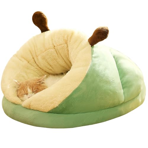 Ghjkldha Cat Nest Bed, Cozy Cat Bed, Plush Cat Nest, Cat Cave Bed, Warm Cat Nesting Bed, Cat Sleeping Bag, Cat Tent Bed, Round Cat Bed, Soft Cat Nest, Soft Cat Sleeping Bed von Ghjkldha