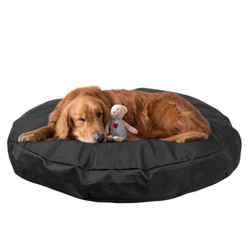 Ghjkldha Dog Bed Replacement Cover, Round Pet Sofa Cover, Double-Sided PVC Coating, 48.03x3.94inches Waterproof Fabric, Easy-Clean Design, Cozy Sleeping for Home and Game Room von Ghjkldha