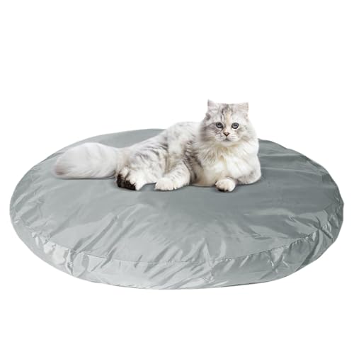 Ghjkldha Dog Bed Replacement Cover, Round Pet Sofa Cover, Double-Sided PVC Coating, 48.03x3.94inches Waterproof Fabric, Easy-Clean Design, Cozy Sleeping for Home and Game Room von Ghjkldha