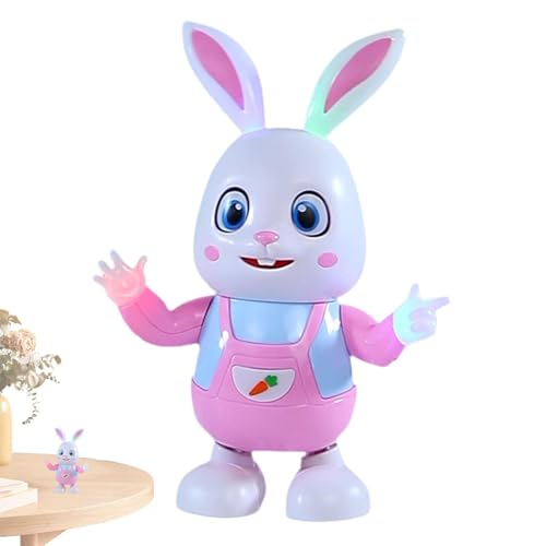 Ghjkldha Electronic Musical Bunny Toy | Musical Bunny Stuffed Animal | Bunny Toy with Music | Interactive Bunny Toy with Sound, Electronic Bunny Toy for Kids, Musical Bunny Plush Toy von Ghjkldha