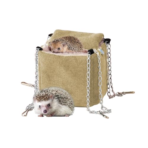 Ghjkldha Hamster Hammock for Cage | Small Pet Hammock | Hamster Hanging Bed | Cozy Hamster Hammock, Hammock for Small Animals, Cage Hammock for Hamsters, Plush Hamster Hammock von Ghjkldha