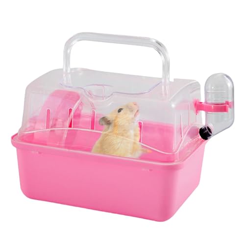 Hamster-Reisetasche, Meerschweinchenkäfig, Kaninchen-Reisetasche, tragbare Reisetasche, langlebig, belüftet, komfortables Design für kleine Haustiere von Ghjkldha