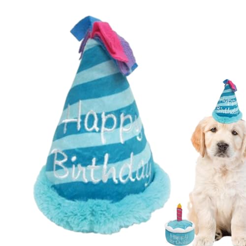 Hundespielzeug zum Geburtstag, Plüschkuchen, Hundespielzeug, Jungen, Mädchen, Hund, Geburtstagsgeschenk, Welpen, Cupcake, Plüschgeschenk, langlebig, waschbar, Plüschspielzeug für von Ghjkldha