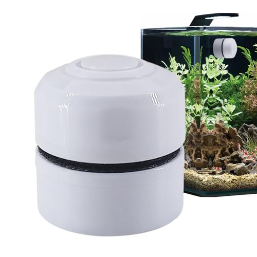 Magnetischer Aquarium-Glasreiniger, Algenschaber, Magnetbürste, doppelseitiger magnetischer Aquariumreiniger, kratzfreies Design, Algenreinigungsschaber für Glas und Fenster von Ghjkldha