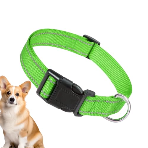 Reflektierendes Katzenhalsband | Hunde-Komforthalsband | Nylon Hundehalsband, Hunde-Komforthalsband atmungsaktiv, bequem für große Katze, kleine Hunde von Ghjkldha