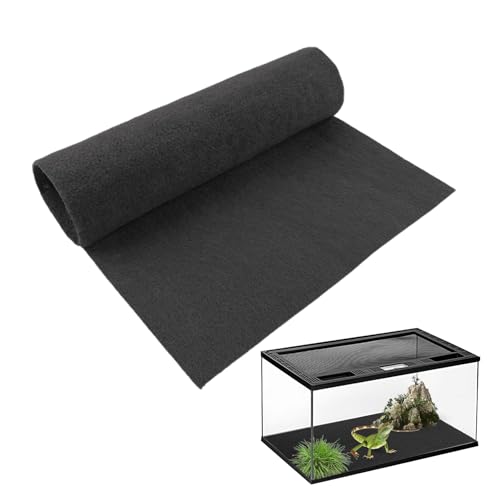 Reptilien-Terrarium-Liner, nicht klebende Käfigmatte für Reptilien, sicheres Reptilien-Bettwäsche-Substrat, bequeme Reptilienkäfig-Matte für Schlange, Gecko, , Chamäleon, Baumfrosch von Ghjkldha