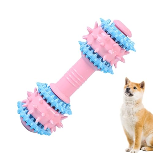 Tough Dog Toys - Unzerstörbares Hundespielzeug mit Quietschspielzeug | Hundezahnbürste Kauspielzeug Welpe Beiß und Hundeball rutschfeste Beißringe für Training, Spielen von Ghjkldha