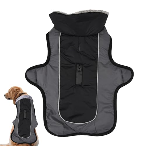 Warme Hundejacke, warme Winterjacke, wasserdichte Winterjacke, warme Weste, Hundekleidung, Winterkleidung für große Hunde und Haustiere von Ghjkldha