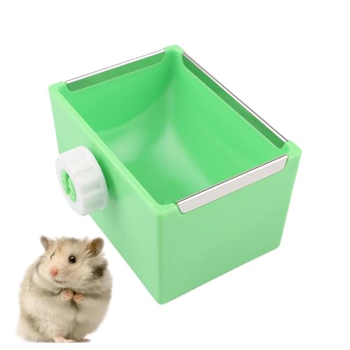 Hamster Food Bowl, Small Pet Meal Dispenser, Fixable Cage Feeder, Water Bowl Hedgehogs, Bunnies and Tiny Animals. Pets Care Accessory for Feeding Needs von Ghjkldha