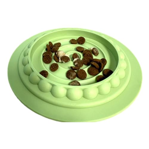 Hunde Slow Feeders | Katze Slow Food Matte | Silikon Labyrinth Futternapf - Katzennapf Hund Futternäpfe | Slow Feeder Bowl Leckmatte, Hundeschirr Slow Food Bowl, Interaktiver Katzen-Futterspender für von Ghjkldha