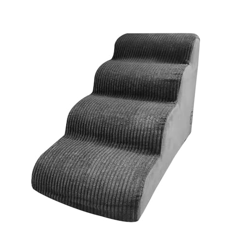 Hundestufen für Bett,4 Tiers Cats High Density Foam Steps für Sofa | Widerstandsfähige Katzentreppe für den Haushalt zum Training, abnehmbare Leiter für den Innenbereich zum Klettern auf hohen Sofas Hundestufen für Bett,4 Tiers Cats High Density Foam Steps für Sofa | Widerstandsfähige Katzentreppe für den Haushalt zum Training, abnehmbare Leiter für den Innenbereich zum Klettern auf hohen Sofas von Ghjkldha