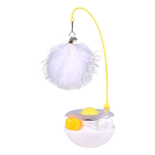 Interactive Cat Toy with Exercise Balls & Teaser Bells - Cat Toy Track Balls Kitten Toys for Indoor Cats, Fun Pet Toy for Kittens to Enhance Exercise and Play at Home, Cat Toys for Indoor Cats von Ghjkldha