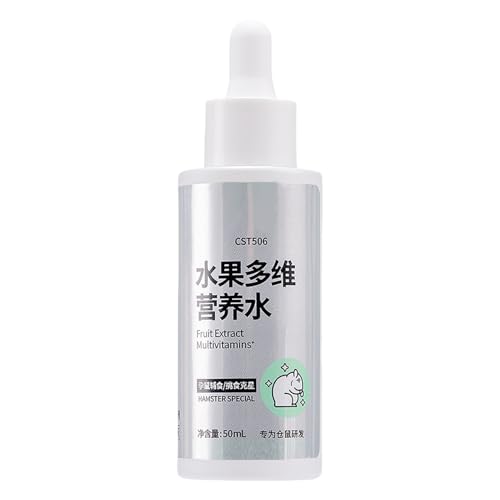 Kaninchen Ergänzungsfutter,Flüssigkeit für gesunde Haut und Fell - 50ml Gesundheitsförderndes Ergänzungsfutter Für Kleinnager Hamster Meerschweinchen Kaninchen Knochen Gelenke Haut Fell Kaninchen Ergänzungsfutter,Flüssigkeit für gesunde Haut und Fell - 50ml Gesundheitsförderndes Ergänzungsfutter Für Kleinnager Hamster Meerschweinchen Kaninchen Knochen Gelenke Haut Fell von Ghjkldha