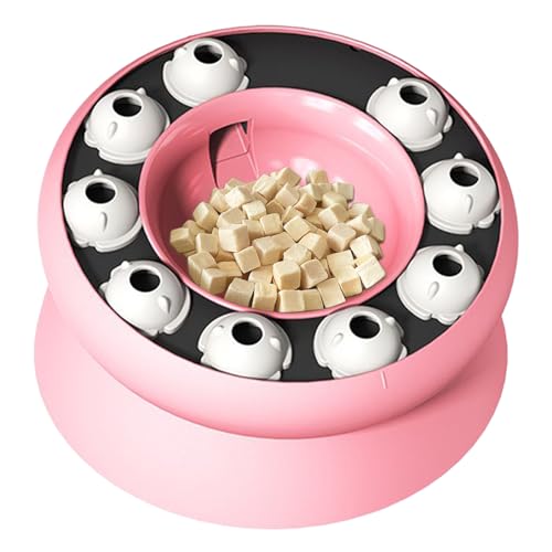 Katzen Slow Feeder Napf | Drehbarer Futternapf Mit Leckstruktur Für Katzen,Interaktives Futter Spielzeug Gegen Schlingen Trockenfutter Für Drinnen Draußen Unterwegs Katzen Slow Feeder Napf | Drehbarer Futternapf Mit Leckstruktur Für Katzen,Interaktives Futter Spielzeug Gegen Schlingen Trockenfutter Für Drinnen Draußen Unterwegs von Ghjkldha