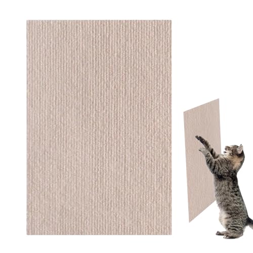 Katzenkratzmatte, Natursisal Katze, Katzenkratzmatte, Selbstklebend Katzen Couch Protector Katzenkratzpad Flach Katzen Scratcher Easy Pad Ersatz für Katzen Baum Regale von Ghjkldha