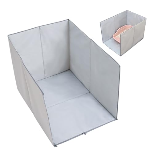 Katzenstreubox-Schild, 24,4 Zoll spritzsicheres Gehäuse für Toilettentraining, Hochkastenabdeckung mit staubsicheren Paneele und Kätzchenschutz, Haustierversorgungen für Wohnzimmerbesitzer im Innenrau Katzenstreubox-Schild, 24,4 Zoll spritzsicheres Gehäuse für Toilettentraining, Hochkastenabdeckung mit staubsicheren Paneele und Kätzchenschutz, Haustierversorgungen für Wohnzimmerbesitzer im Innenrau von Ghjkldha