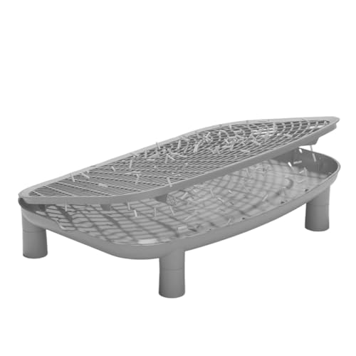 Katzentreppe für Katzentoilette | Erhöhter Katzentoilettenfänger, doppellagig, Kätzchen-Pedal, Aufbewahrung, Trapper, Katzentoiletten-Kollektion für Zuhause, Balkon, Arbeitszimmer, Schlafzimmer Katzentreppe für Katzentoilette | Erhöhter Katzentoilettenfänger, doppellagig, Kätzchen-Pedal, Aufbewahrung, Trapper, Katzentoiletten-Kollektion für Zuhause, Balkon, Arbeitszimmer, Schlafzimmer von Ghjkldha