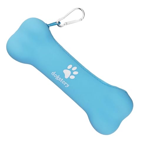 Leckerlibeutel für Hunde mit Reißverschluss, tragbarer Leckerlibeutel für Hunde, multifunktionaler Leckerlibeutel für das Hundetraining, wasserabweisender Snackbeutel 20 x 7 cm für das Hundetraining von Ghjkldha