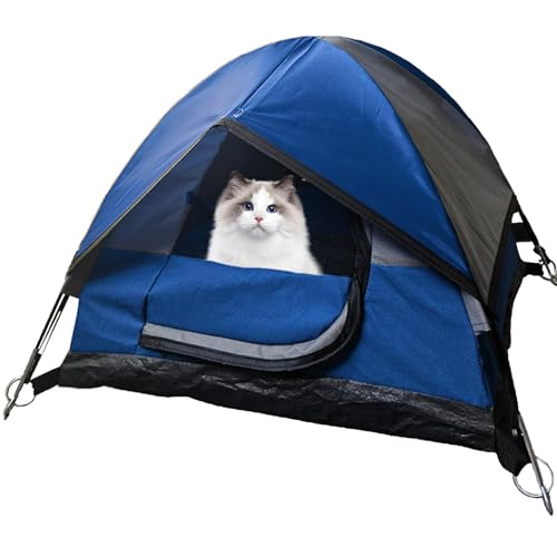 Pet Camping Tent, Waterproof Pet Tent, Dog Play Tent, Small Pet Tent, Camping Tent for Pets, Outdoor Camping House Cat Tent for Small Pets and Puppies, Ideal for Travel and Adventures von Ghjkldha