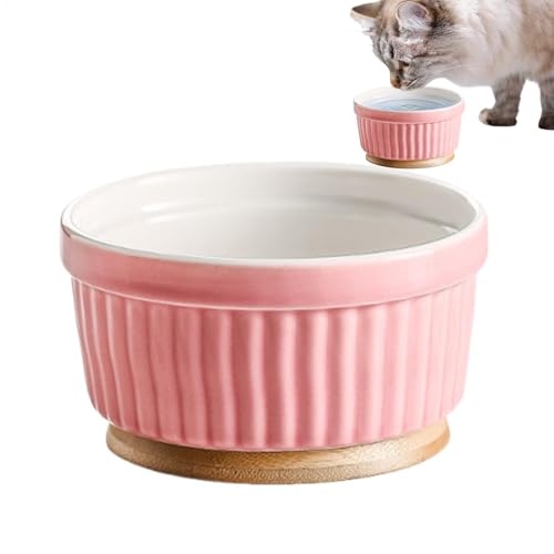 Pet Water Bowl, Pet Water Bowl Ceramic, Heated Water Bowl, Ceramic Dog Water Warmer, Winter Feeding Dish for Outdoor Pets, Ceramic Warming Feeder for Outdoor Animals, 12x6.5cm 400G von Ghjkldha