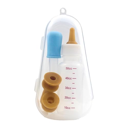 Puppy Milk Feeder, Multifunctional Kitten Feeding Syringe with Silicone Head, Puppy Feeding Tube and Nursing Bottle Set, Ideal for Pets, Small Puppies, and Kittens, Safe and Reusable Pet Nursi von Ghjkldha